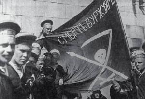Banner during Kronstadt Rebellion reads